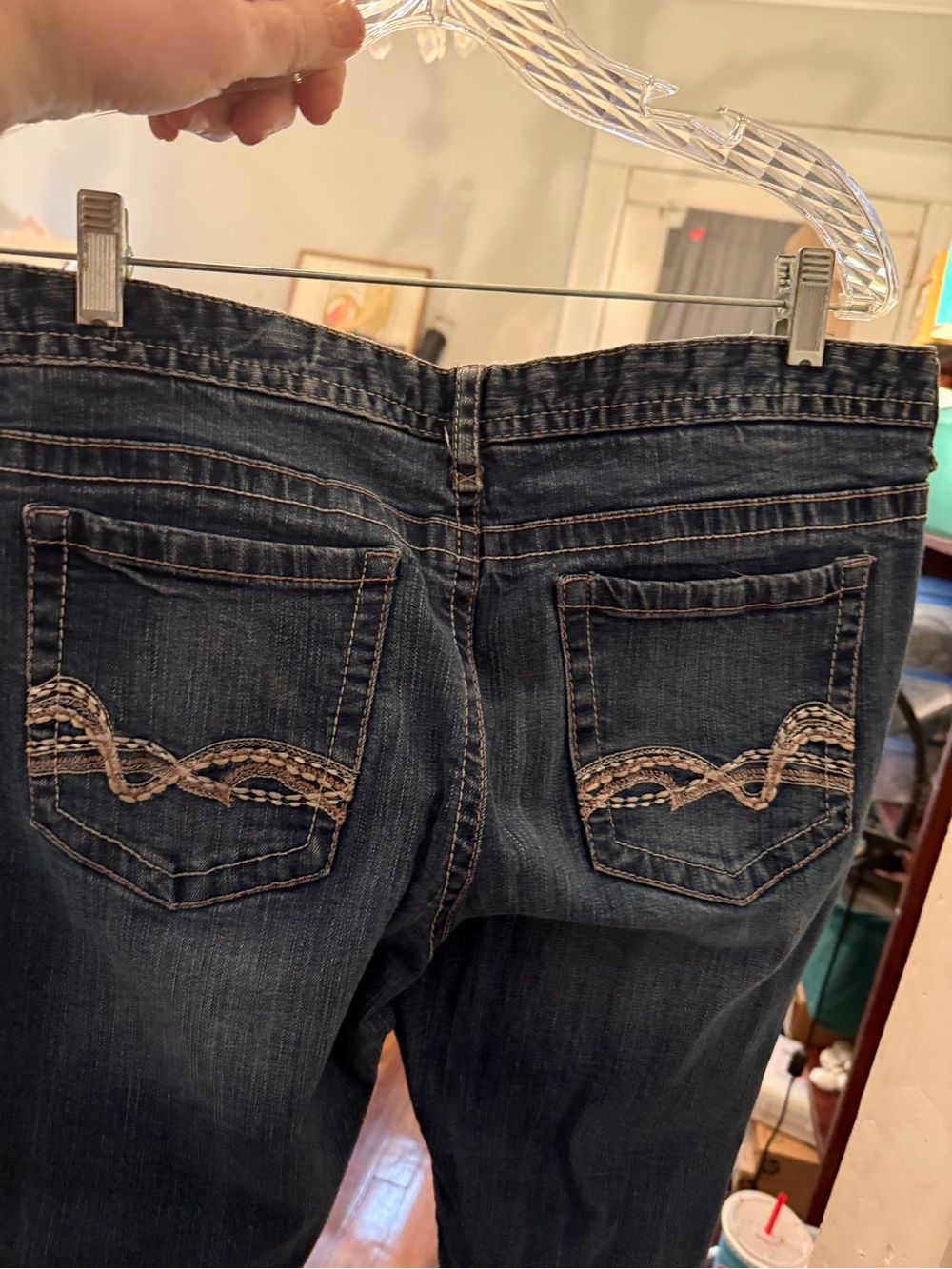 Rue21 Women’s Skinny Jeans in Dark Blue Wash